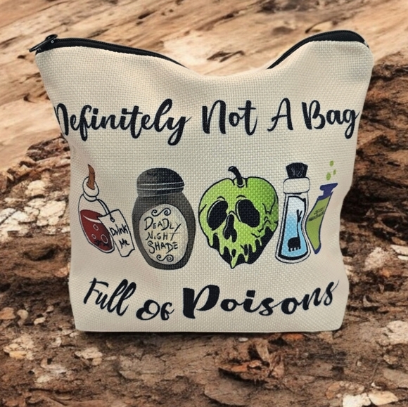 Chemistry Fun Make-Up Bag/Organizing Pouch Witchcore Science Aesthetic - Picture 1 of 4